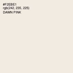 #F2EBE1 - Dawn Pink Color Image